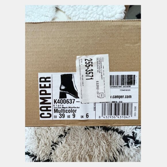 CAMPER Kiara Splatter Book - Green and Blue - Picture 7 of 8